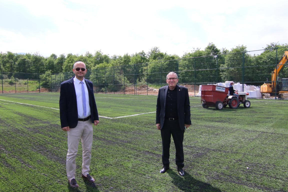 Yaşar Zımba Karapürçek sahasını inceledi (2)