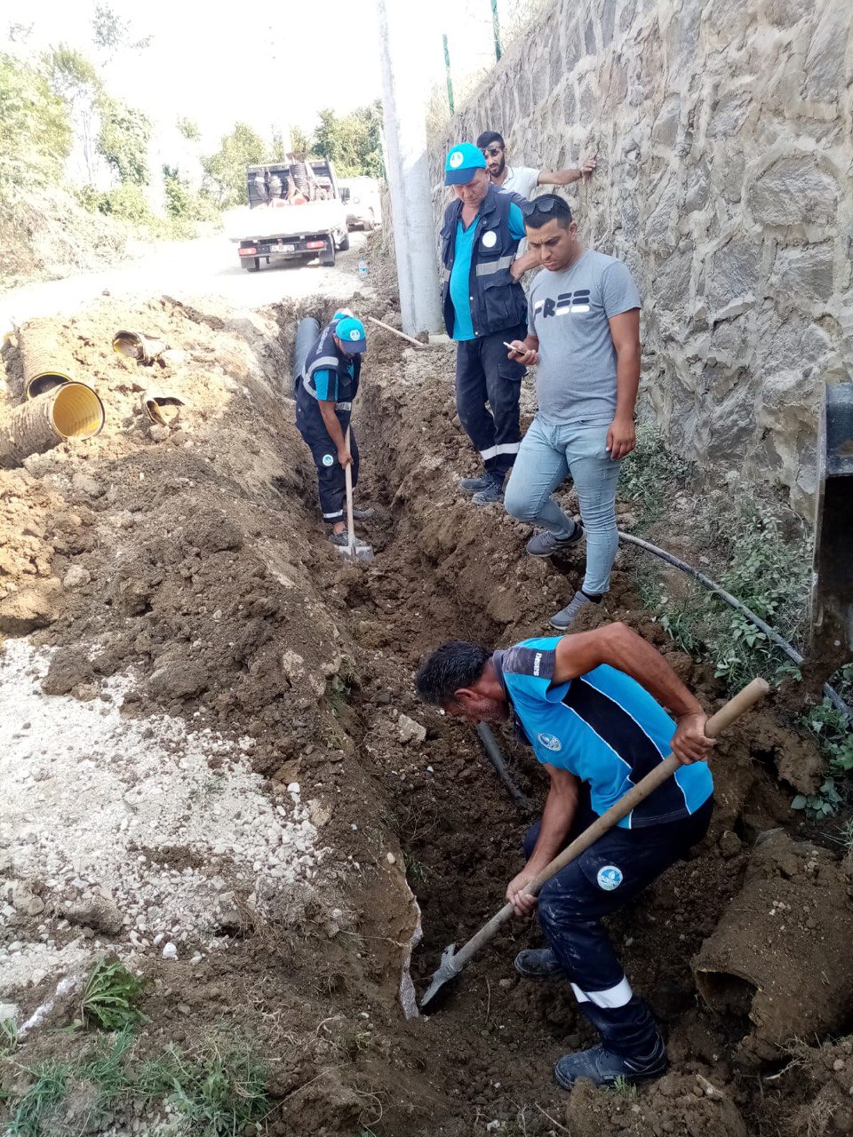 SASKİ, Erenler Değirmendere’de çalışm