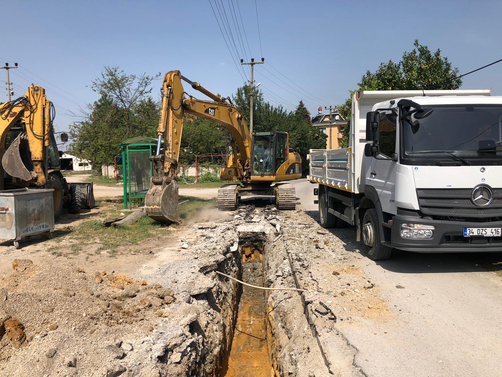 Sinanoğlu’nun içmesuyu hattı yeni