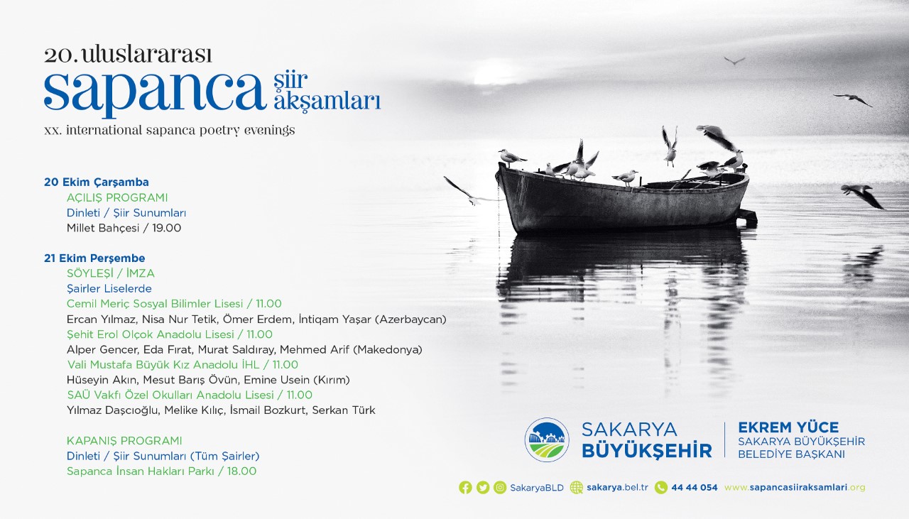 Şiir şöleni için ilk adres M