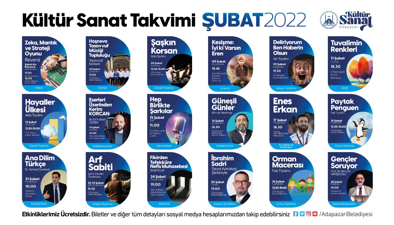 Adapazarı Belediyesi Şubat