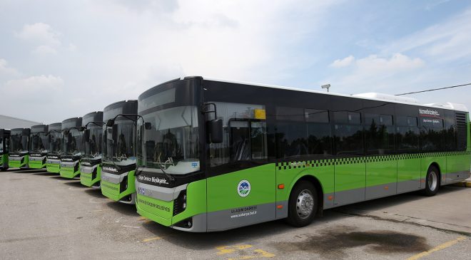 18 yeni otobüs şehre hizmet için yola çıkıyor