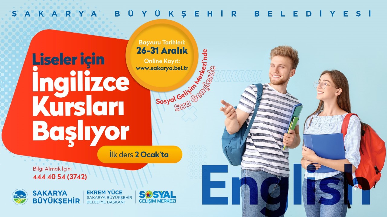 lise öğrencilerine yönelik İngilizce kursları başlıyor