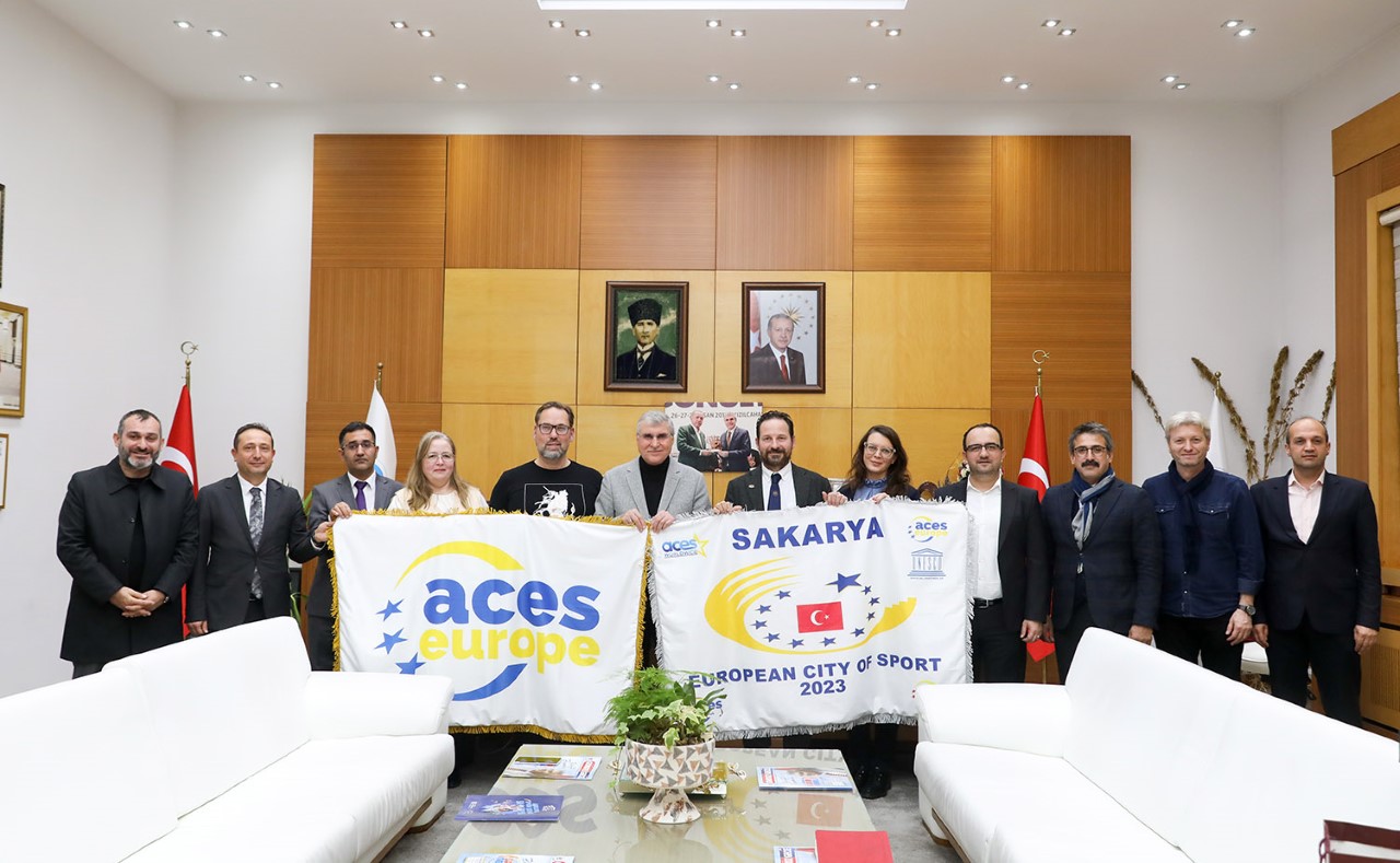 Avrupa Spor Şehri bayrağı Sakarya’da