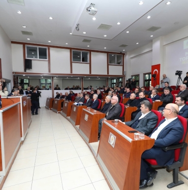 Büyükşehir meclis üyeleri huzur