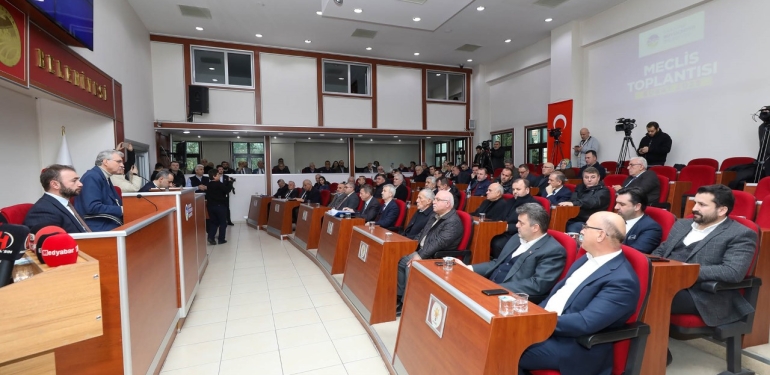 Büyükşehir meclis üyeleri huzur