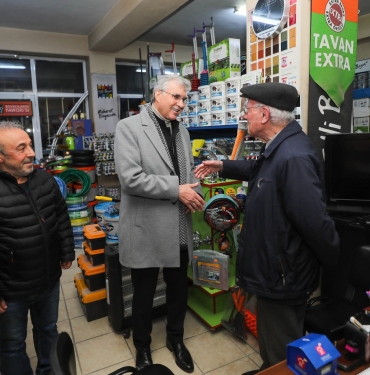 Başkan Yüce Çark Caddesi'nde