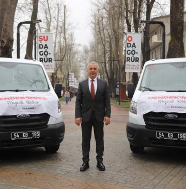 HENDEK BELEDİYESİ 2 YENİ ARAÇ DAHA SATIN ALDI