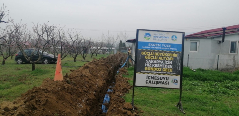 Pamukova Fevziye Mahallesi’ne kesintisiz içme suyu