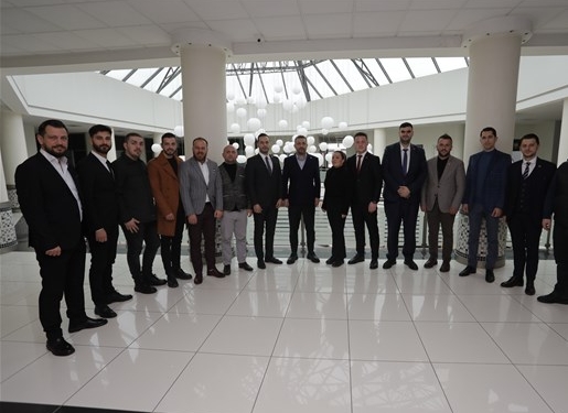 SATSO Meclis Başkanı Ercan, Milli Birlik ve Düşünce Derneği'ni Ağırladı