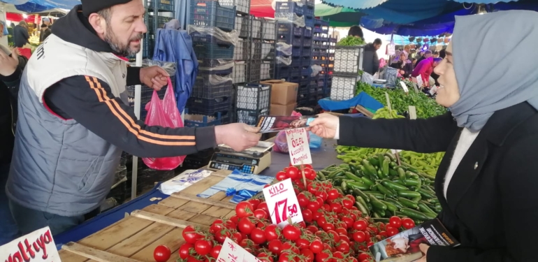 Aday Adayı Pehlivan; Hem İYİ Parti’yi anlattı hem üye kazandırdı (25)