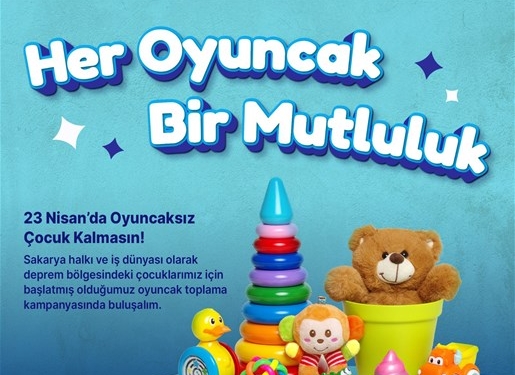 SATSO'dan Depremzede Çocuklara Oyuncak Kampanyası
