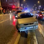 OTOMOBİLİN ÇARPMASIYLA İNŞAAT ALANINA SAVRULAN KADIN HAYATINI KAYBETTİ