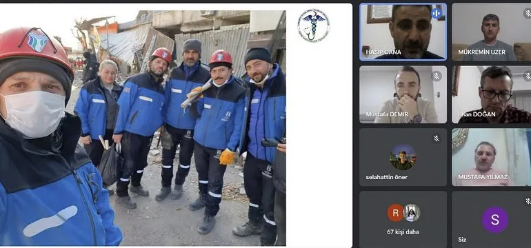 DEPREM GÖNÜLLÜLERİ DENEYİMLERİNİ PAYLAŞTI