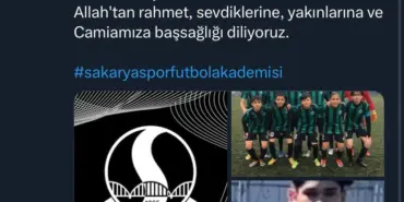 15 YAŞINDAKİ FUTBOLCU KAZADA HAYATINI KAYBETTİ