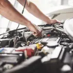 Auto,Mechanic,Working,In,Garage.,Repair,Service.