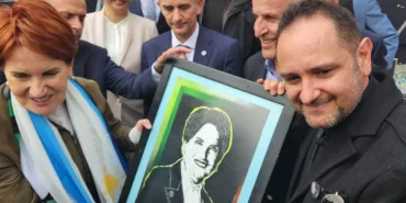 Meral Akşener’in portresini yapıp kendisine hediye etti (8)