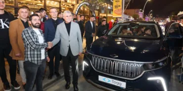 TOGG ile Mavi Durak