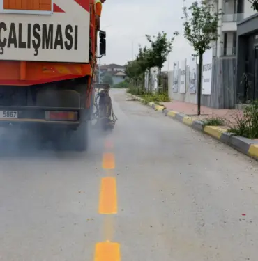 güvenli sürüş için 3 bin 528 kilometrelik yol çizgis