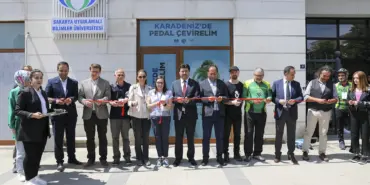 SUBÜ'DE AB PROJESİ İÇİN 'BİSİKLET ODASI' AÇILDI