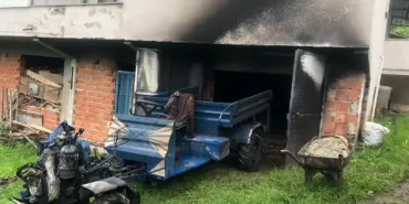 PAT PAT MOTORUNDA ÇIKAN YANGIN SÖNDÜRÜLDÜ