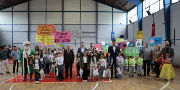 AKYAZI'DA ÇOCUKLAR ÇEVRE BİLİNCİNİ EĞLENEREK ÖĞRENDİ