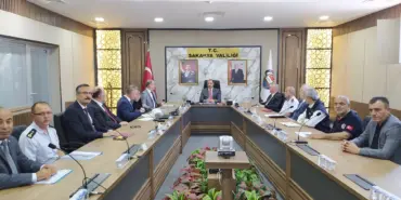SAKARYA'DA KURBAN BAYRAMI GÜVENLİK TEDBİRLERİ TOPLANTISI