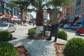 AKYAZI'DA BAYRAM HAZIRLIKLARI SÜRÜYOR