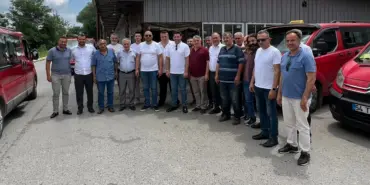 Başkan İlkhun’dan, Dolmuş ve Taksi Durak Başkanlarına ziyaret (4)