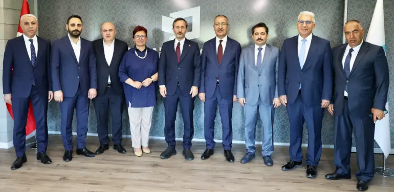 İletişim Başkanı Altun ve BİK heyeti