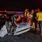 KUZEY MARMARA OTOYOLU'NDA TIR İLE OTOMOBİL ÇARPIŞTI: 1 YARALI