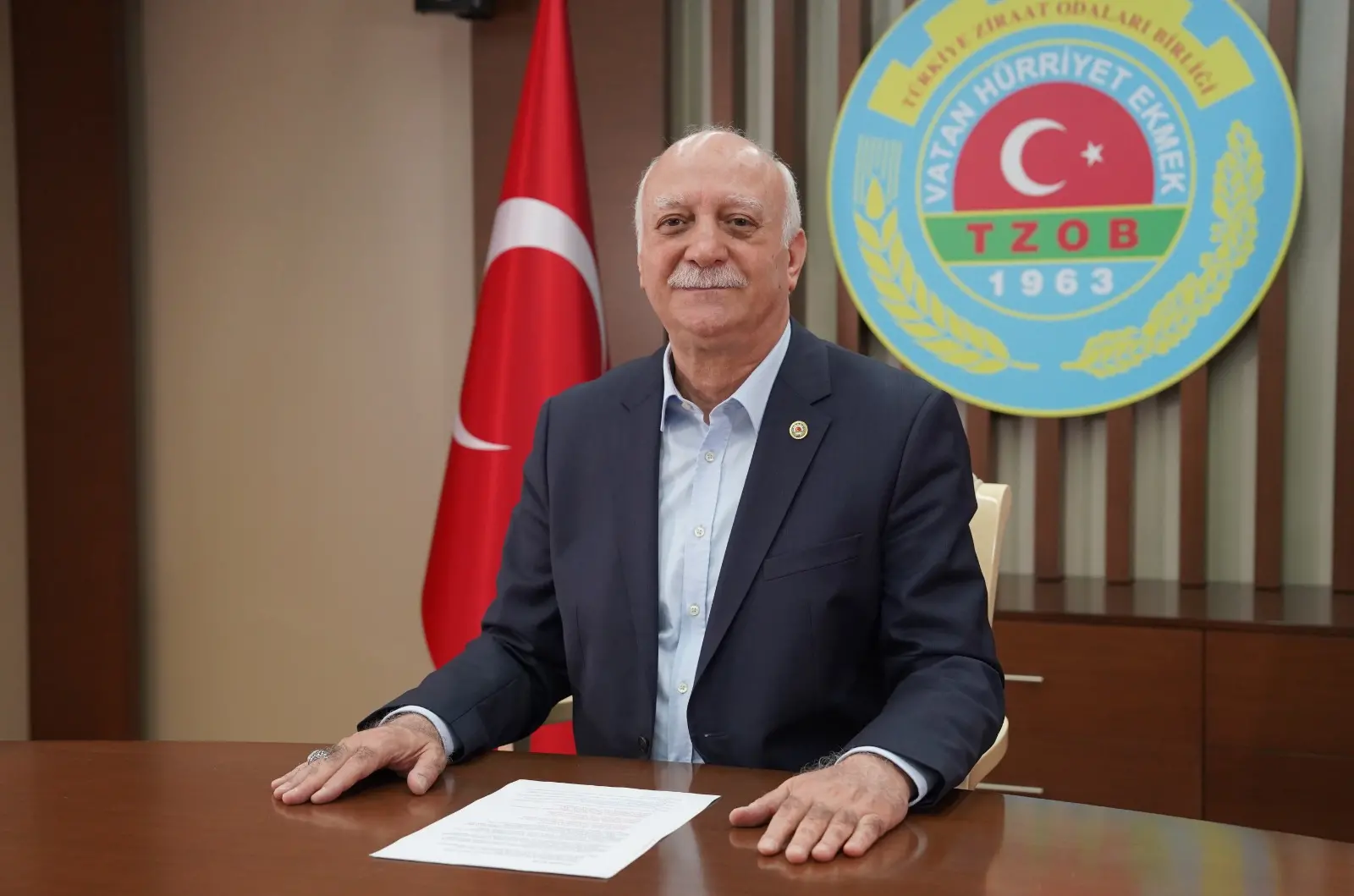 (TZOB) Genel Başkanı Şemsi Bayraktar,