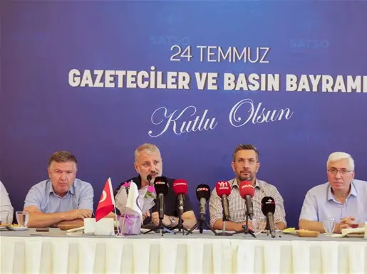 SATSO 24 Temmuz Gazeteciler ve Basın Bayramında da Geleneği Bozmadı