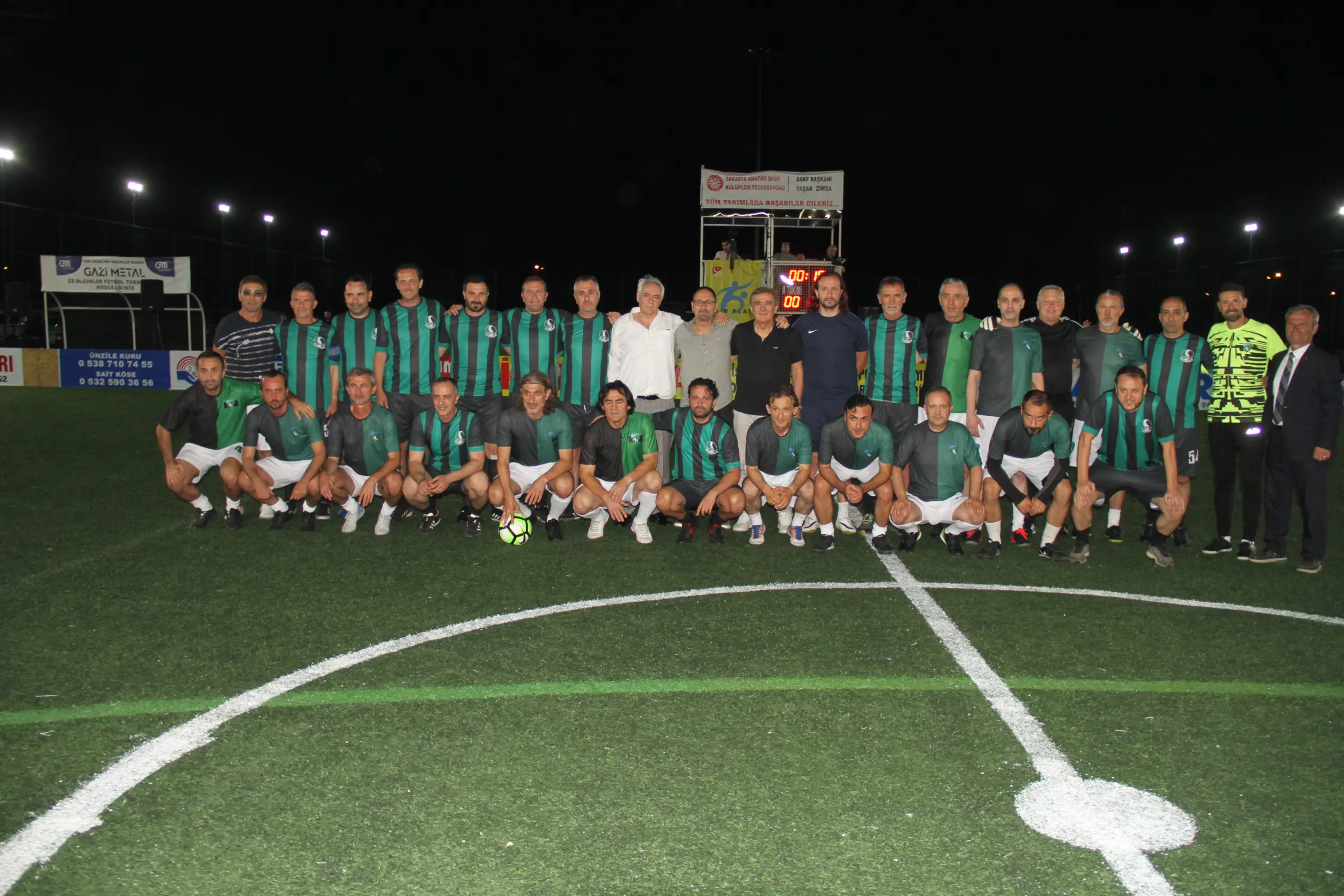 Gazi Metal 33’üncü Geleneksel Sakarya Olgunlar Futbol Turnuvası 1’inci Akşam Maçları