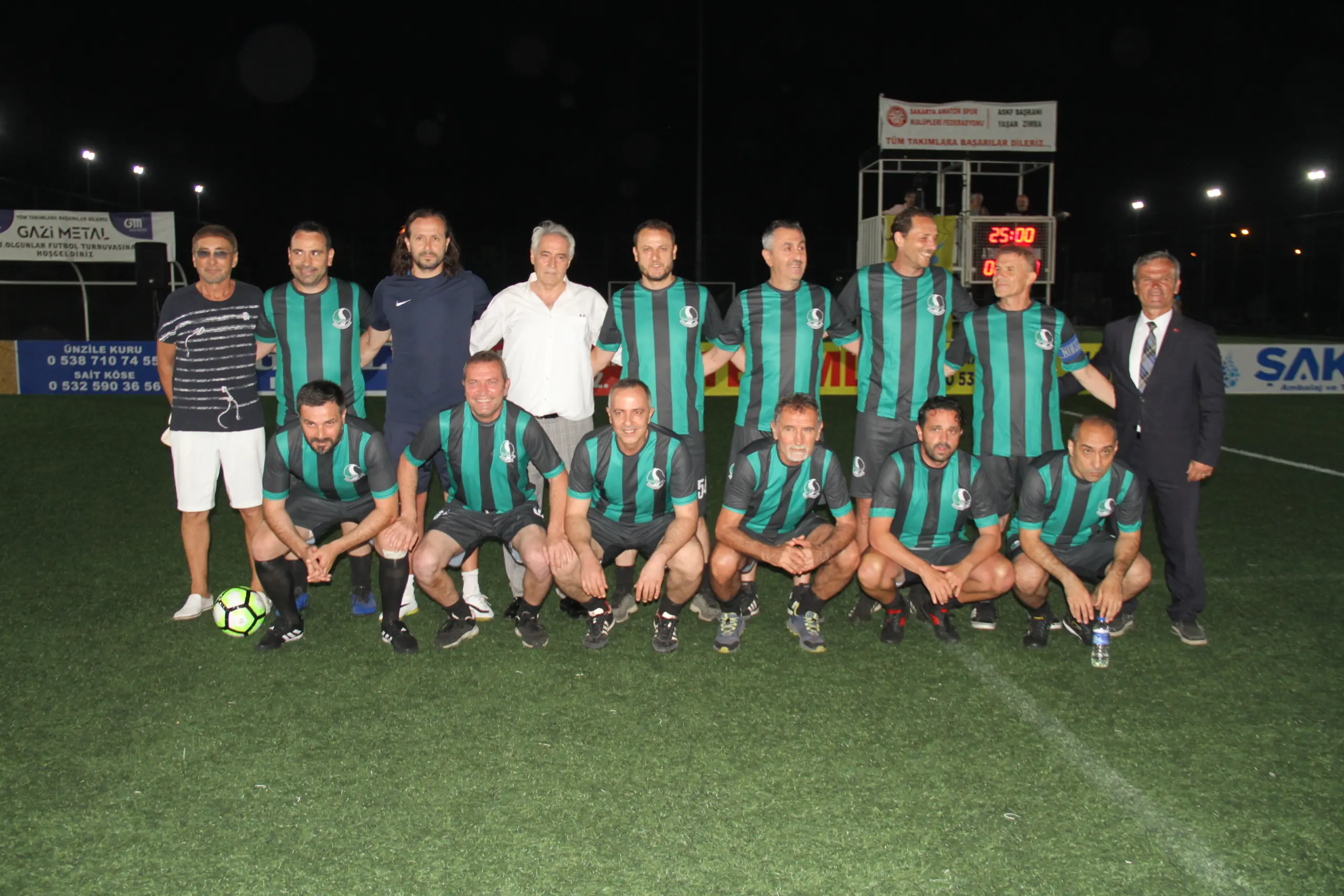 Gazi Metal 33’üncü Geleneksel Sakarya Olgunlar Futbol Turnuvası 1’inci Akşam Maçları