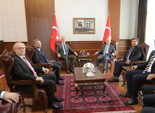 SATSO Heyetinden Vali Karadeniz'e Hayırlı Olsun Ziyareti