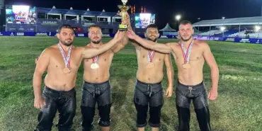 Büyükşehir pehlivanları er meydanını boş bırakmıyor