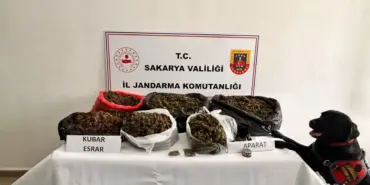 SAKARYA'DA 21 KİLO ESRAR ELE GEÇİRİLDİ: 1 TUTUKLAMA