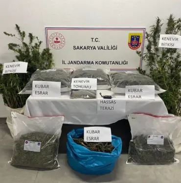 SAKARYA JANDARMANIN UYUŞTURUCU İLE MÜCADELE RAPORU: 380 TUTUKLAMA