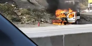 D-650'DE ALEV TOPUNA DÖNEN ARAÇ KULLANILAMAZ HALE GELDİ