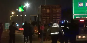 TIR ŞOFÖRÜNÜ REHİN ALAN ŞAHIS İÇİŞLERİ BAKANI İLE KONUŞARAK TESLİM OLDU