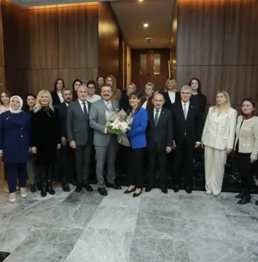 Sakarya İl Kadın ve Genç Girişimciler Kurulları TOBB Başkanı Hisarcıklıoğlu ile Bir Araya Geldi