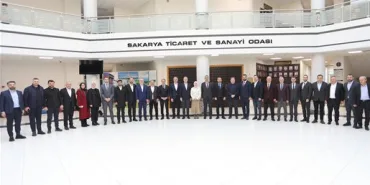 AK Parti Sakarya Büyükşehir Belediye Adayı Yusuf Alemdar ve Milletvekillerinden SATSO'ya Ziyaret