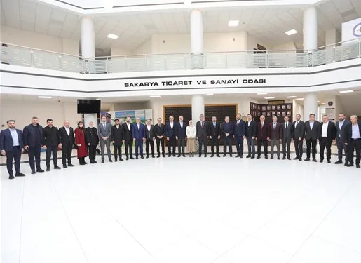 AK Parti Sakarya Büyükşehir Belediye Adayı Yusuf Alemdar ve Milletvekillerinden SATSO'ya Ziyaret