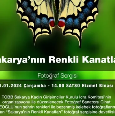 Sakarya'nın Renkli Kanatları Fotoğraf Sergisi SATSO'da Sanatseverlerle Buluşacak