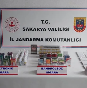 Sakarya’da 59 adet elektronik sigara ele geçirildi