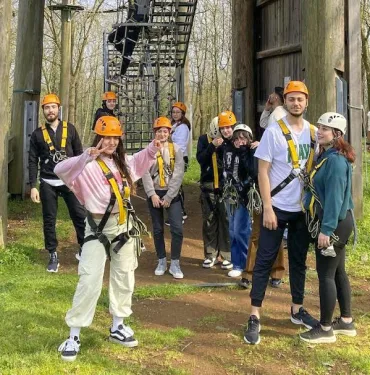 Macera Park’ta cesaretlerini test ettiler
