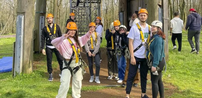 Macera Park’ta cesaretlerini test ettiler