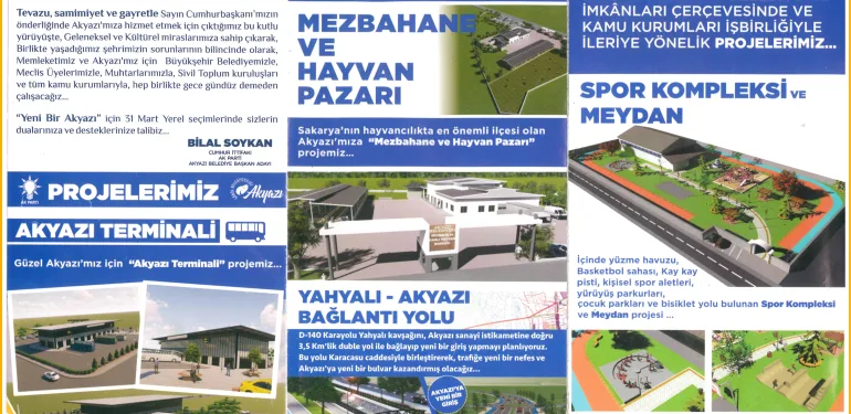 BAŞKAN SOYKAN: "AKYAZI İÇİN SÖZ VERDİKLERİMİZİ YAPTIK, YİNE YAPACAĞIZ"