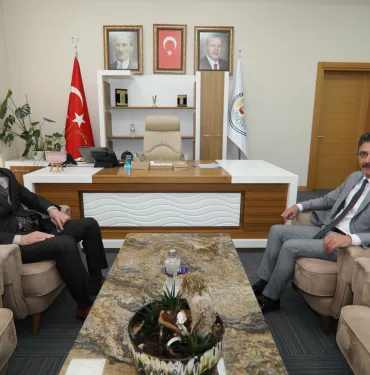 İL BAŞKANI BAYAR’DAN BAŞKAN ŞENOL DİNÇ’E ZİYARET (1)